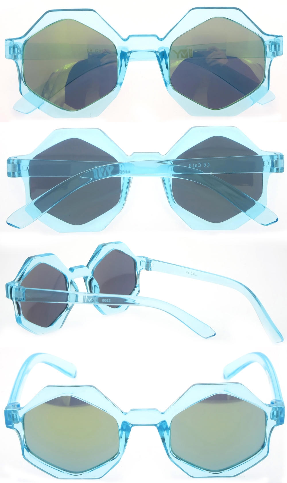 Dachuan Optical DSPK342028 China Manufacture Factory Retro Geometric Shape Kids Sunglasses with UV400 Protection (2)