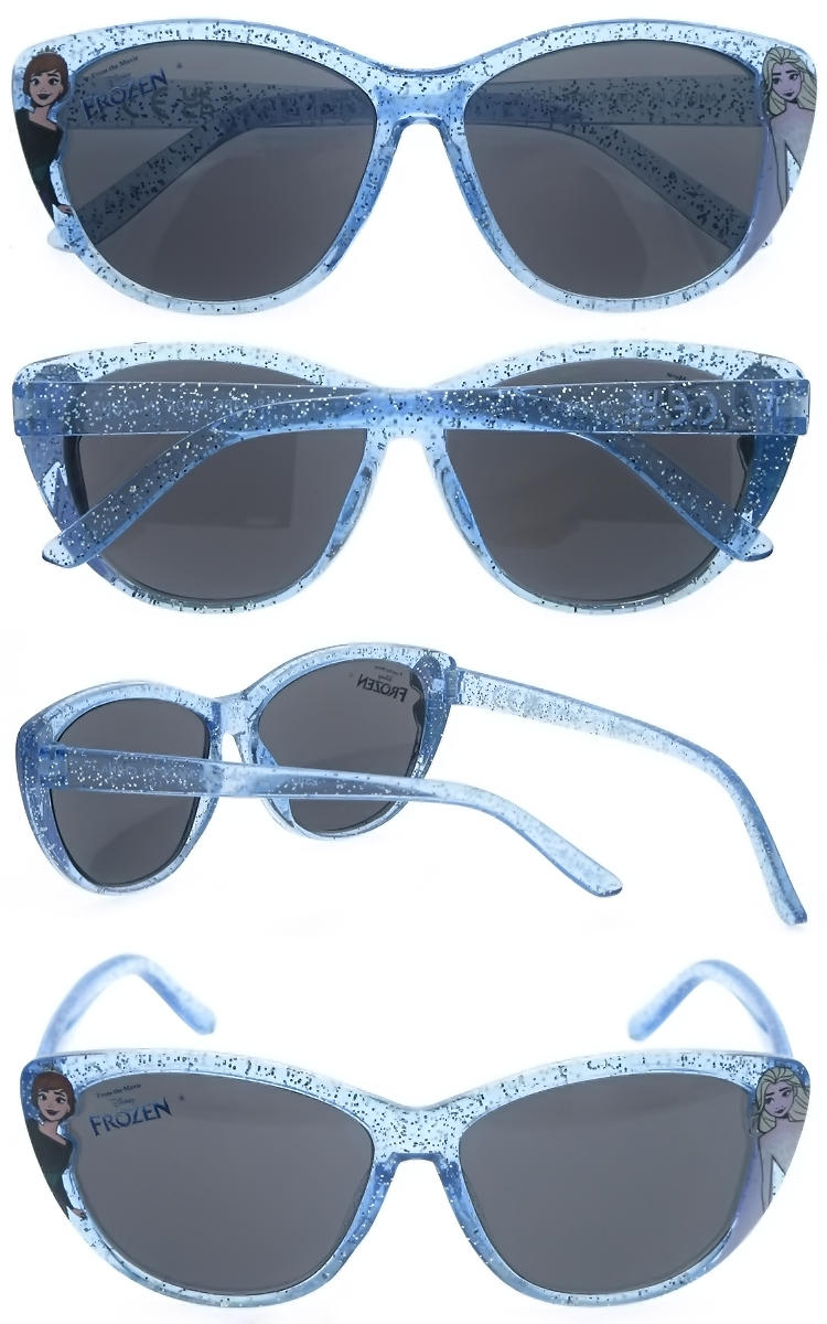 Dachuan Optical DSPK343085 China Supplier Cute Cartoon Style Cateye Kids Sunglasses with Glitter Decoration (2)