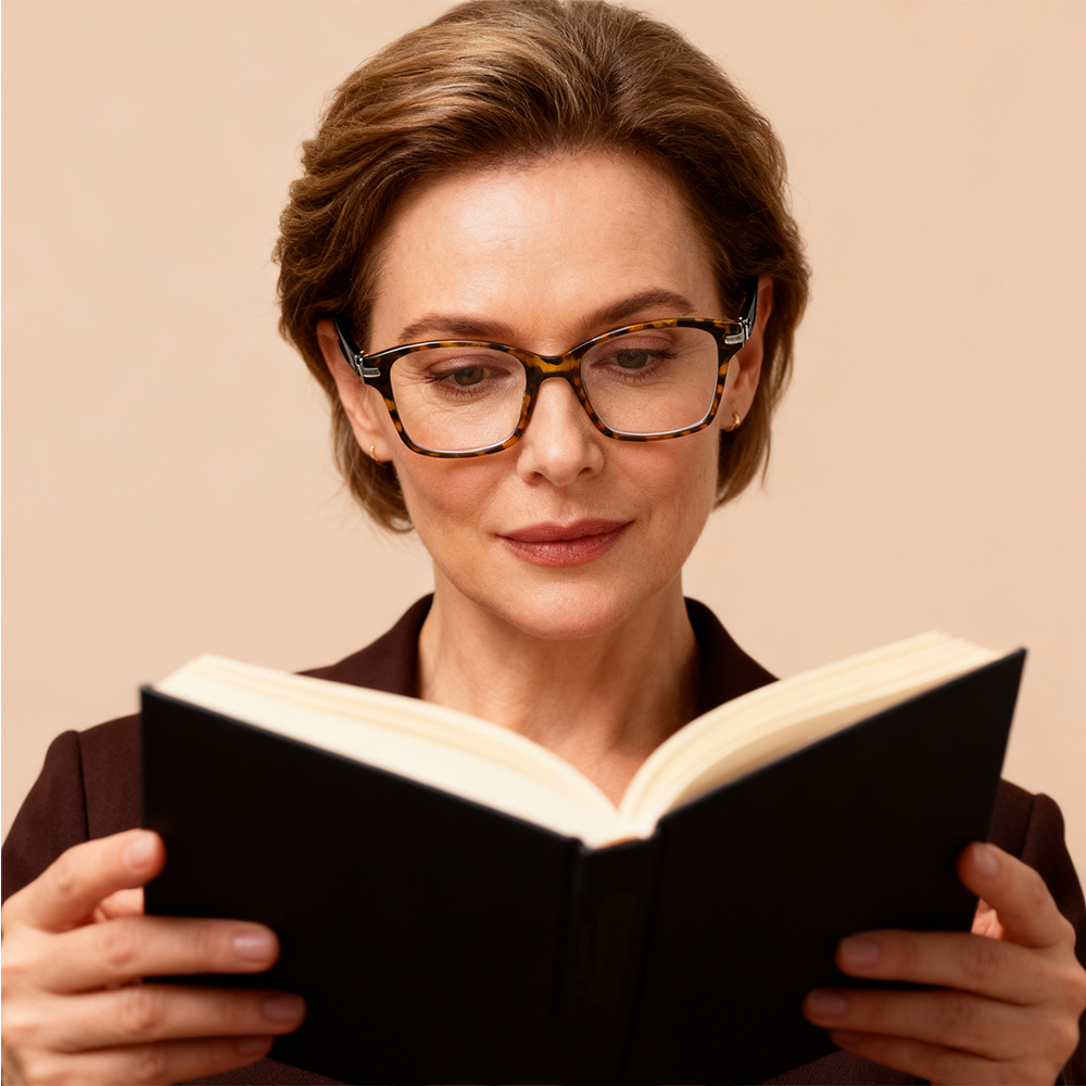 Fashionable Ladies' Reading Glasses--A Great Helper For Reading Newspapers