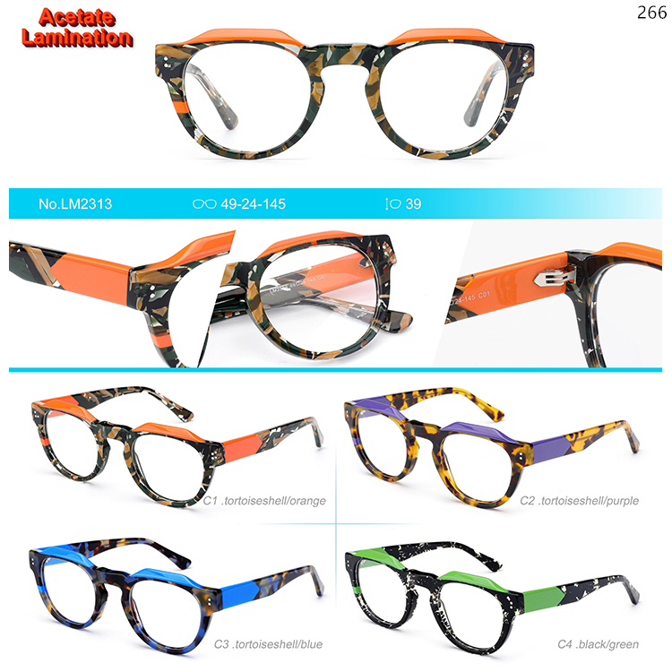 LM2305-15 Fashion Design Acetate Optical Glasses With Women Design (3)