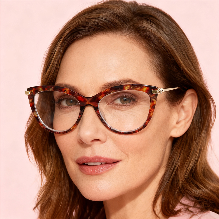 Outdoor Use--Cateye Frame Women Reading Glasses With Fashion Design